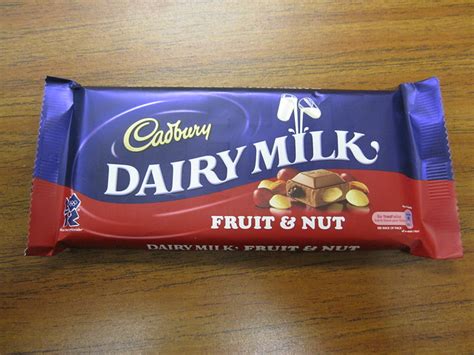 How long would it take to burn off 190 calories of cadbury fruit & nut chocolate bar? Cadbury Dairy Milk Fruit & Nut | Flickr - Photo Sharing!