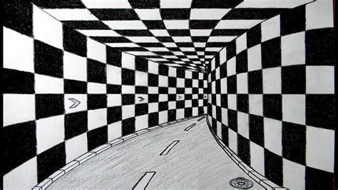 3d Tünel Çizimi Üç Boyutlu Tünel Çizim How To Draw 3d Tunnel