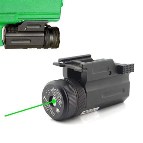 Low Profile Tactical Green Laser Sight Universal 20 Mm Rail Mount For