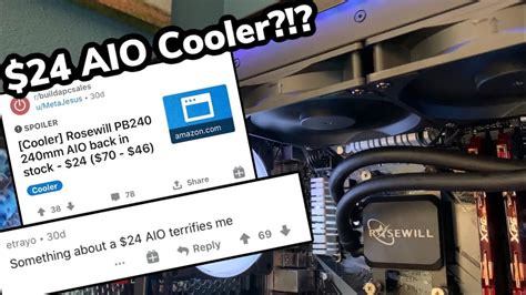 Is A 24 Aio Liquid Cooler Worth It — Rosewill Pb 240 Youtube