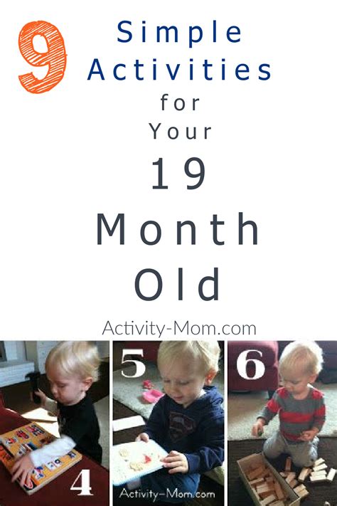 19 Month Old Learning Activities