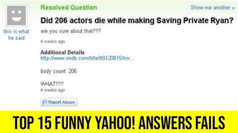 15 Funny Yahoo Answers Fails Youtube
