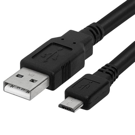 Usb 20 A Male To Micro B Male 5 Pin Gold Plated Cable 10feet Black
