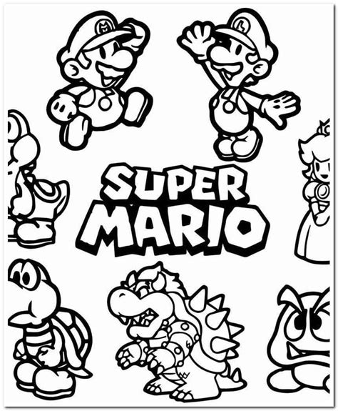 65+ Coloring Pages | printable coloring pages in 2020 | Super mario