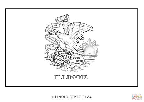 Download Countries Cultures Usa Illinois Coloring Pages Printable - KINDERPAGES.COM