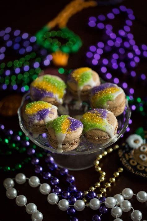King Cake Macaron Recipe For Mardi Gras Justin Hankins Recipe