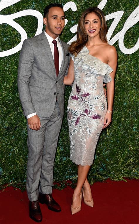 Lewis Hamilton And Nicole Scherzinger From Stars At The 2014 British