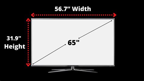 How Wide Is A 65 Inch Tv Decortweaks