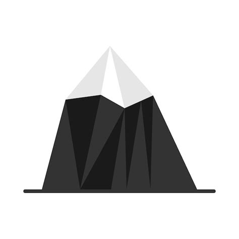 Premium Vector Mountains Vector Icon