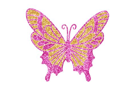 Glitter Butterfly Clipart Png Butterfly Png 15675227 Png