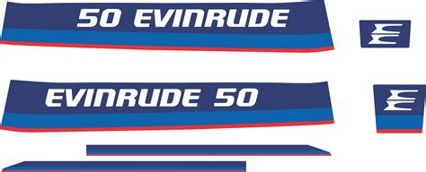 Evinrude 50 1975 Outboard Decal Set Replica Etsy In 2022 Outboard