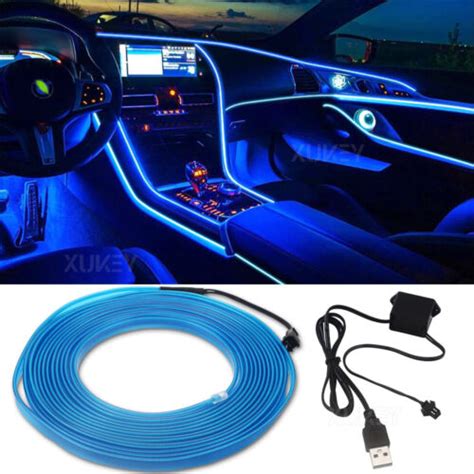 Usb Blau Auto Led Ambientebeleuchtung Innenraumbeleuchtung Lichtleiste