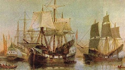 Winthrop Fleet Brought Puritans From England To America In 1630