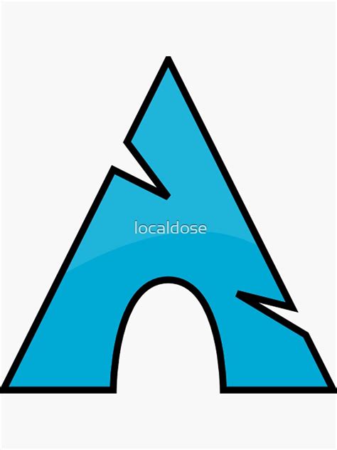 Archlinux Sticker By Localdose Redbubble