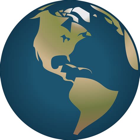 Simple Globe Clipart Clipground