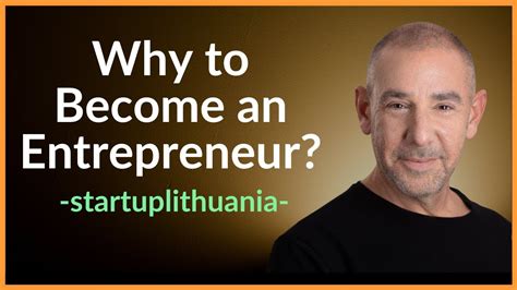 Why To Become An Entrepreneur Startuplithuania Youtube
