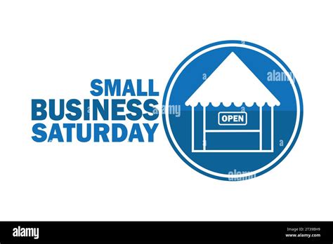 Small Business Saturday Business Concept Template For Background
