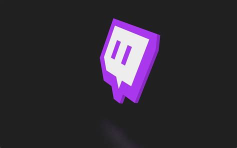 Twitch Logo Free Vr Ar Low Poly 3d Model Cgtrader