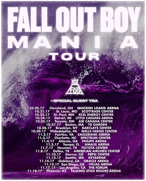Fall Out Boy Tour 2024 Dates Lacy Shanie