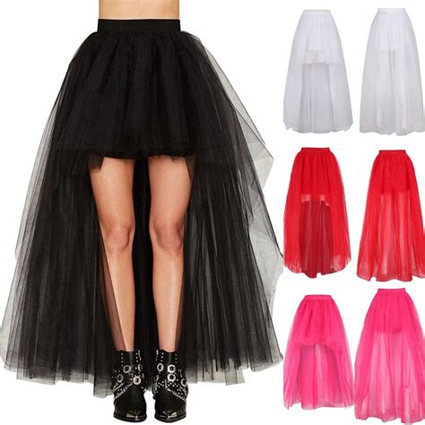 Black Grenadine Fluffy Puffy Tulle High Waisted Long Skirt Artofit