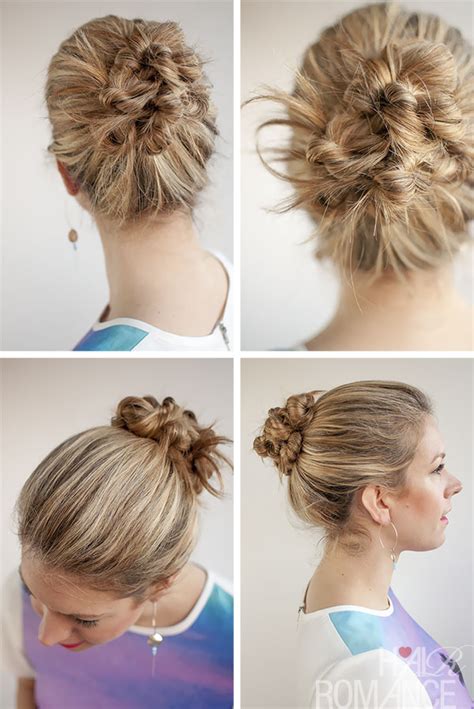 30 Buns In 30 Days Day 19 Twist And Pin Bun Hairstyle Hair Romance