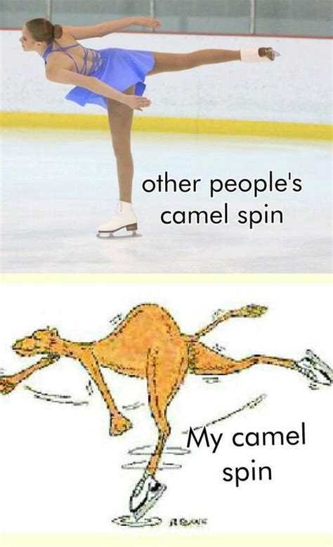 I can't do more than one revolution on my camel and i seriously. Best 25+ Figure skating funny ideas on Pinterest | Figure ...
