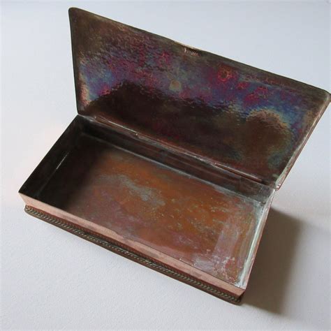 Mid Century Hammered Copper Box My Frugal Father