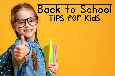 Back To School Tips For Kids Rainy Day Mum