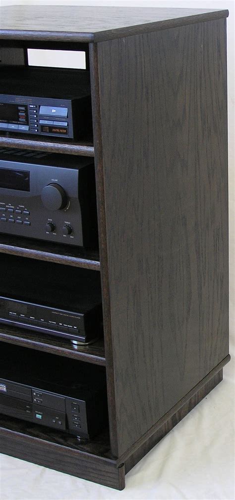Shop from entertainment centers & tv stands, like the 58 farmhouse tv stand with barn door side doors or the 52 wood console table tv stand, while discovering new home products and designs. Ebony oak wooden TV stand stereo component cabinet by ...