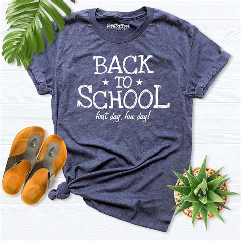 Back To School Shirt First Day School Shirt Teacher Shirt Etsy