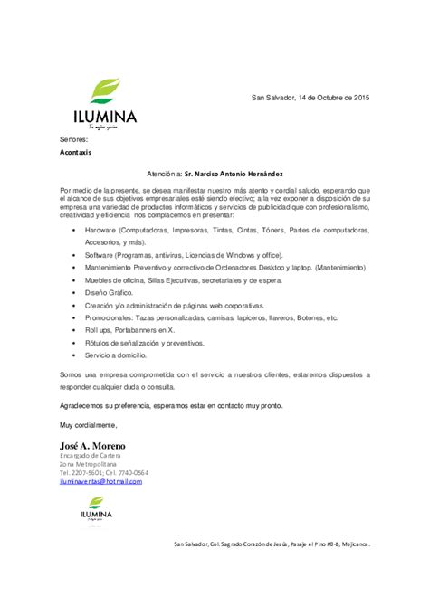 Pdf Carta De Presentacion Ilumina José Moreno