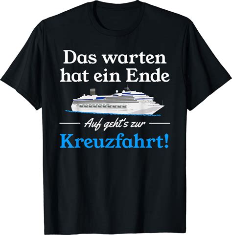 Kreuzfahrt Reise Schiffsreise Seereise Geschenk T Shirt Amazon De Fashion