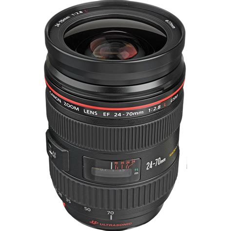 Used Canon Zoom Wide Angle Telephoto Ef 24 70mm F28l
