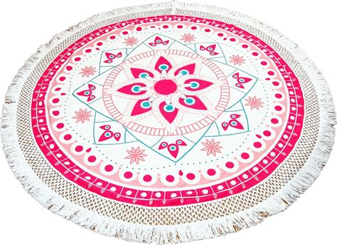 Bgeurope Large Round Beach Towel Circle Rounded Towels