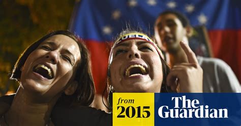 Venezuela Election Opposition Coalition Secures Supermajority Venezuela The Guardian