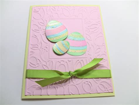 This paper is perfect for crafting and gifts. Handmade Easter Card Embossed Easter Card 3-D Easter
