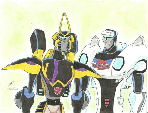 Prowl And Jazz Transformers Animated By Ailgara On Deviantart