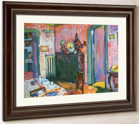 Interior My Dining Room 1909 By Wa Print Canvas Art Framed Print