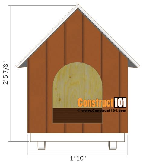 Small Dog House Plans Step By Step Free Download Construct101