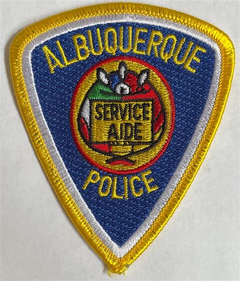 Albuquerque Police Department Service Aide Badge Patch | eBay