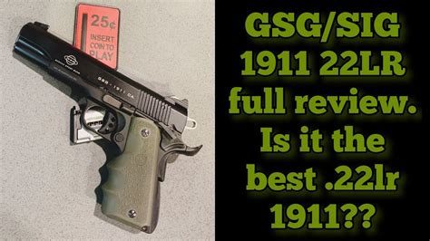 Gsg 1911 22 Full Review Is It The Best 22lr 1911 Youtube