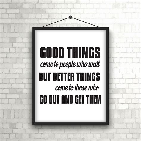 Inspirational Quote In Picture Frame On Brick Wall 210003 Vector Art At