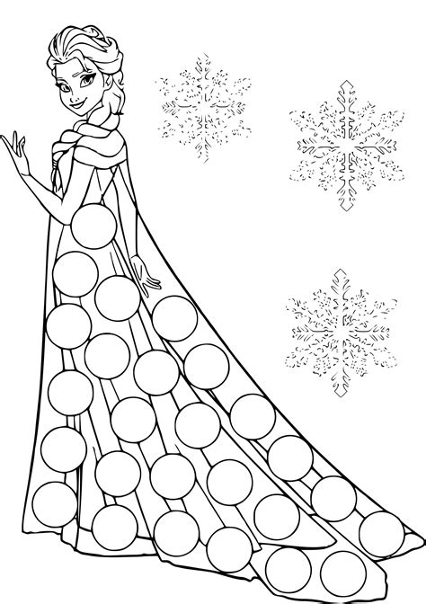 Coloriage reine des neiges gratuit : Coloriage Elsa dessin à imprimer sur COLORIAGES .info