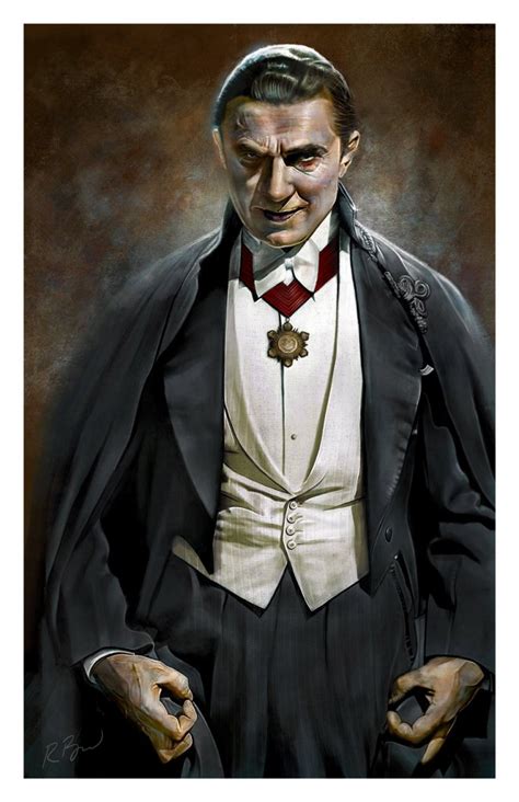 Dracula Good Evening 11 X 17 Art Print By Rob Birchfield