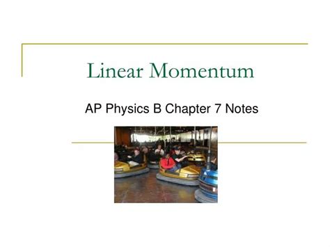 Ppt Linear Momentum Powerpoint Presentation Free Download Id2430935