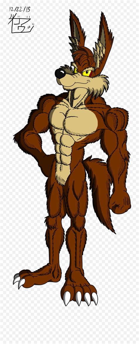 Wile E Coyote Muscle Png Image With No Road Runner Muscle Cartoon