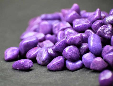Vibrant Purple Aquarium And Gardening Pebbles 1 Kg