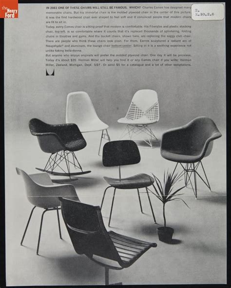 Find herman miller office chair from a vast selection of chairs & stools. Herman Miller Advertisement, circa 1961, "In 2061 One of ...