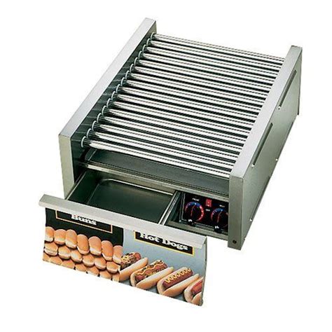Table Top King Star Grill Max 75scbde 75 Hot Dog Roller Grill With Bun