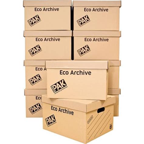 Buy Storepak Multi Use Archive Storage Boxes Set Of 10 Cardboard